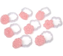 Набор вырубок для печенья S-Chief пластик, 8 шт, №3 Цветы SHF-0353 739991