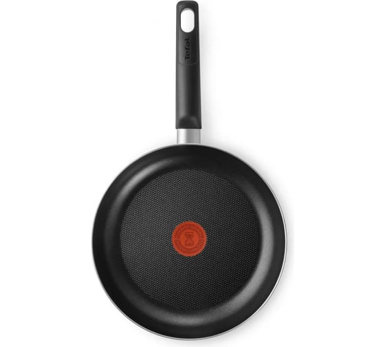 Сковорода TEFAL Easy Plus Э 04237124 круглая 24 см, ручка.:несъемная. (без крышки) черный (9100054095) 2028469
