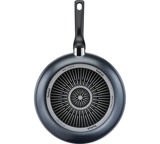 Сковорода TEFAL Force 4218924 круглая 24 см покрытие.:Titanium ручка :несъемная (с крышкой) черный 910004832 1931561