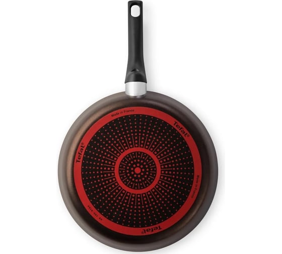 Сковорода TEFAL Easy Plus 04237924 круглая 24 см ручка несъемная (с крышкой) черный (9100054100) 2023811