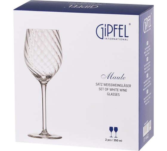 Набор из 2 бокалов Gipfel для белого вина Maule 350 мл 52377