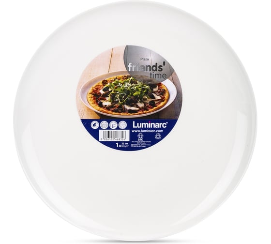 Блюдо для пиццы LUMINARC ФРЕНДС ТАЙМ ИВОРИ 32 см C8016