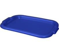 Поднос Тара.ру 394х274х24 мм синий 23086