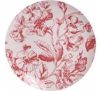 Тарелка десертная CRYSTAR BOTANICA бордо, 19 см CND002