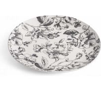 Тарелка обеденная CRYSTAR BOTANICA серый, 24 см CND011