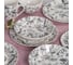 Тарелка обеденная CRYSTAR BOTANICA серый, 24 см CND011 14