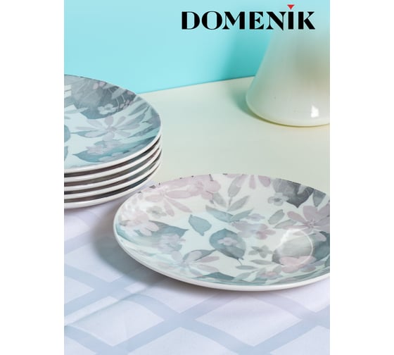 Тарелка десертная DOMENIK BLOOMING розовая, 19 см DMD246