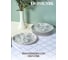 Тарелка обеденная DOMENIK BLOOMING серая, 24 см DMD240 3