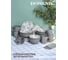 Тарелка суповая DOMENIK BLOOMING серая, 20 см DMD242 9