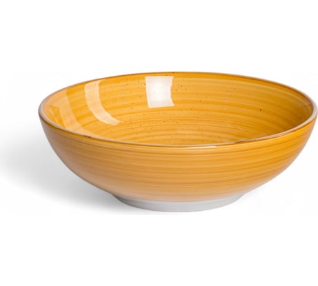 Тарелка суповая DOMENIK TWIST медовый, 19 см DMD193