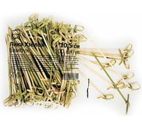 Пики (шпажки) для канапе бамбуковые УЗЕЛОК, 10,5см, 100шт, КП, 123290 ОФИСМАГ 700667