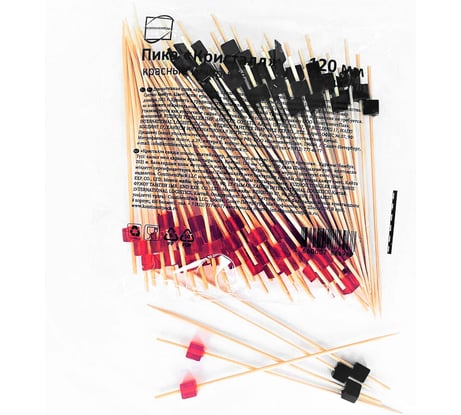Пики для канапе бамбуковые ЗАВИТОК 12 см 100 шт, КП, 138294 ОФИСМАГ 700677