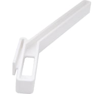 Держатель на батарею DM PLAST с разделителем, цвет белый Сушилка_Разделитель