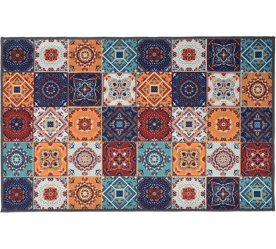 Коврик влаговпитывающий Vortex "Velur" 50*80 см, "Арабески", 10 24409