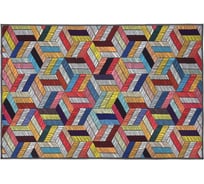Коврик влаговпитывающий Vortex "Velur" 60*90 см "Мультицвет 3D", 10 24410