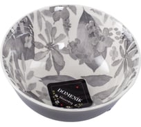 Салатник DOMENIK BLOOMING серый 15.6см DMD243