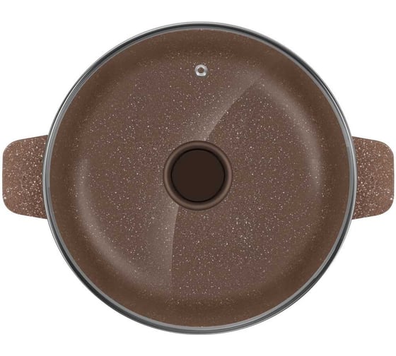 Кастрюля MAUNFELD CARMEL из литого алюминия, со стеклянной крышкой, 22 см, 3 л MF22CRM01CR