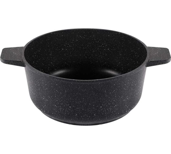 Кастрюля MAUNFELD GALAXITE из литого алюминия со стеклянной крышкой, 24 см, 4 л MF24GLX01CR