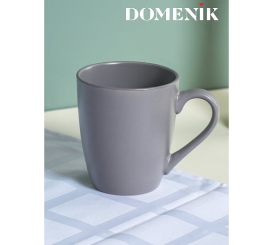 Кружка DOMENIK BLOOMING серая 350 мл DMD244