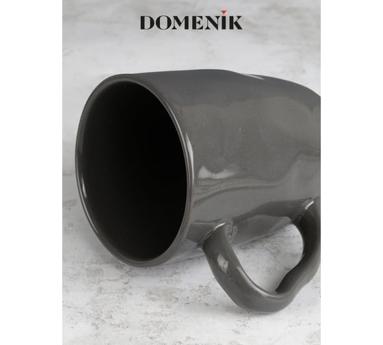 Кружка DOMENIK STONE серый 370 мл DMD045