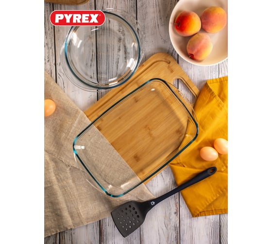 Набор посуды для запекания и выпечки 2пр + лопатка LUNAR PYREX 204-248L/C