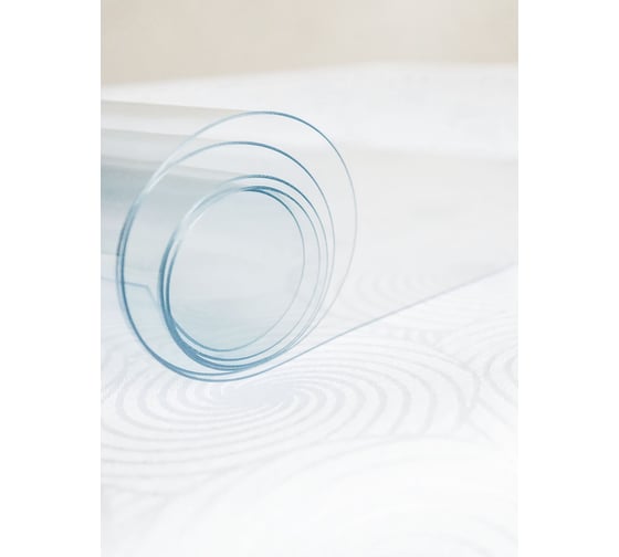 Пластиковая скатерть на стол прозрачная силиконовая