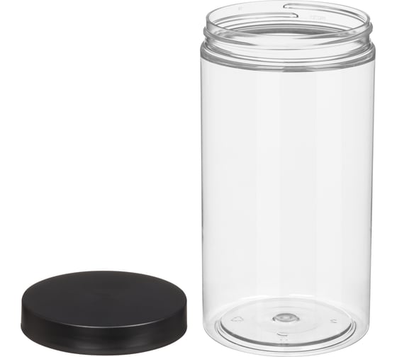 Емкость для сыпучих продуктов Idiland Selva 1л (черный) 231113930/00