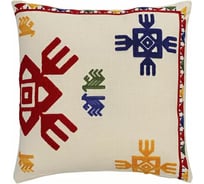 Подушка декоративная Tkano по мотивам чувашских орнаментов, из коллекции Cultural Heritage, 45x45 см TK24-CU0025