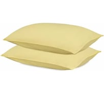 Набор наволочек Tkano из стираного перкаля, светло-желтого цвета, из коллекции Essential, 50x70 см TK24-PC0021