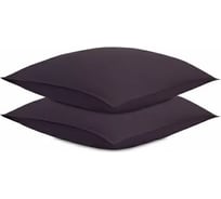 Набор наволочек Tkano из стираного перкаля, сливового цвета, из коллекции Essential, 70x70 см TK24-PC0020