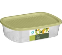 Контейнер для продуктов Idiland Tasty прямоугольный 0,5 л, (зеленый) 231110418/09
