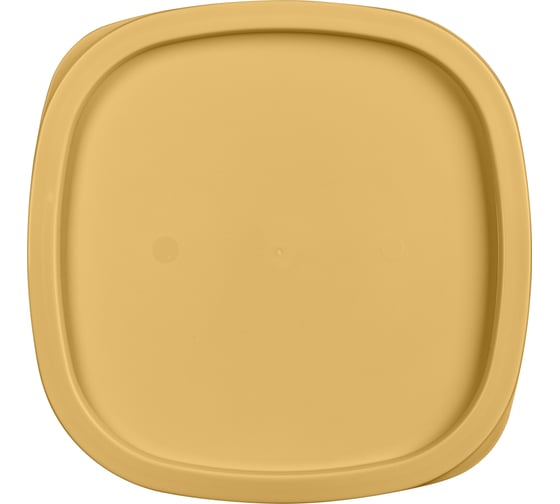 Контейнер для продуктов Idiland Tasty квадратный 1,55 л, (бледно-желтый) 231110204/02
