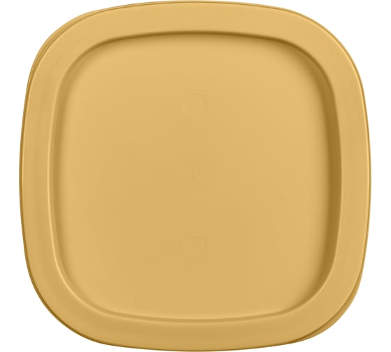 Контейнер для продуктов Idiland Tasty квадратный 0,5 л, (бледно-желтый) 231110004/02