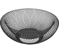 Корзина для фруктов VIDAGE Gerddi B25 d25 см, цвет черный 2901020 2901020