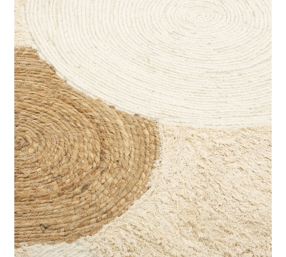 Ковер Tkano из джута, шерсти, из хлопка Agra, из коллекции Ethnic, 120x180 см TK23-DR0012