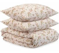 Комплект постельного белья Tkano из сатина, с принтом Степное цветение, из коллекции Prairie, 200x220 см TK21-DC0015