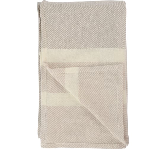 Покрывало базовое Tkano бежевого цвета, из коллекции Ethnic, 230x250 см TK21-BS0004