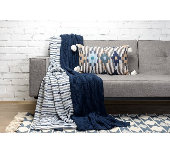 Покрывало Tkano из хлопка в полоску, из коллекции Ethnic, 180x250 см TK21-BS0003