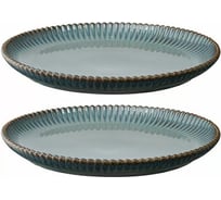 Набор из двух тарелок Tkano темно-серого цвета, из коллекции Kitchen Spirit, 21 см TK22-TW_PL0001