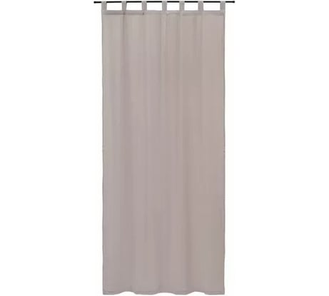 Штора Tkano из муслина, бежево-серого цвета, из коллекции Essential, 150x290 см TK24-CUR0003