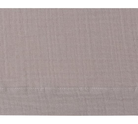 Штора Tkano из муслина, бежево-серого цвета, из коллекции Essential, 150x290 см TK24-CUR0003