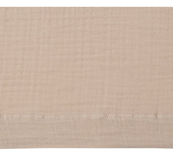 Штора Tkano из муслина, бежевого цвета, из коллекции Essential, 150x290 см TK24-CUR0004
