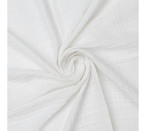 Штора Tkano из муслина, с декором синего цвета, из коллекции Essential, 150x290 см TK24-CUR0002