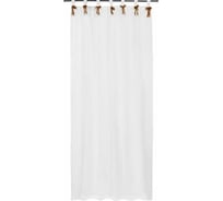 Штора Tkano из муслина, с декором цвета карри, из коллекции Essential, 150x290 см TK24-CUR0001