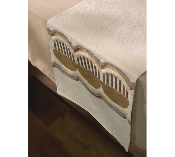 Дорожка на стол Tkano Chic beige, из коллекции Essential, 45x150 см TK24-TR0002