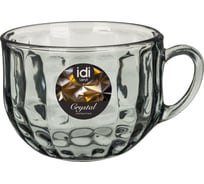 Бульонница Idiland Crystal 670 мл, с ручкой, (светло-серый) 50326-12