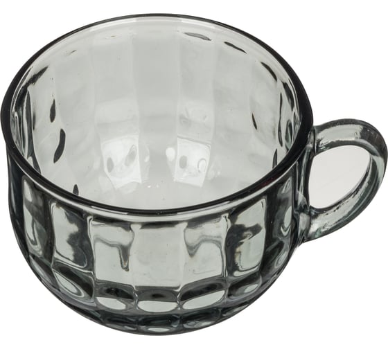 Бульонница Idiland Crystal 670 мл, с ручкой, (светло-серый) 50326-12