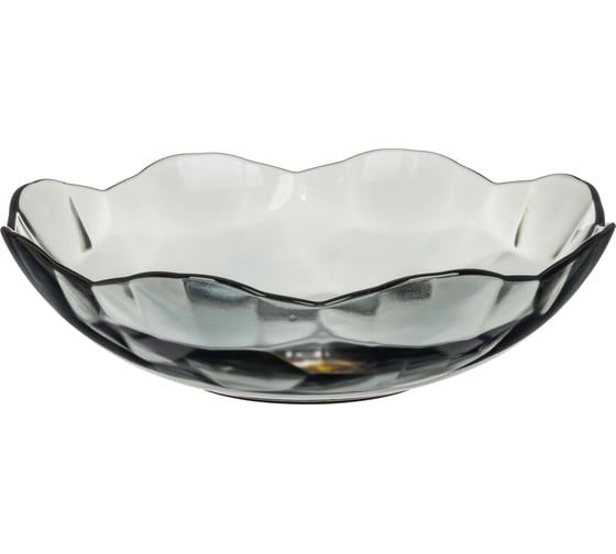 Тарелка Idiland Crystal 19 см, глубокая, (светло-серый) 50382-06