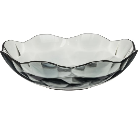 Тарелка Idiland Crystal 19 см, глубокая, (светло-серый) 50382-06