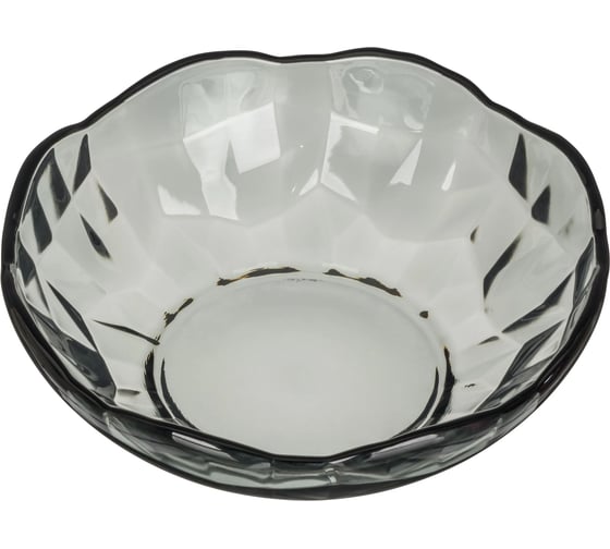 Тарелка Idiland Crystal 19 см, глубокая, (светло-серый) 50382-06